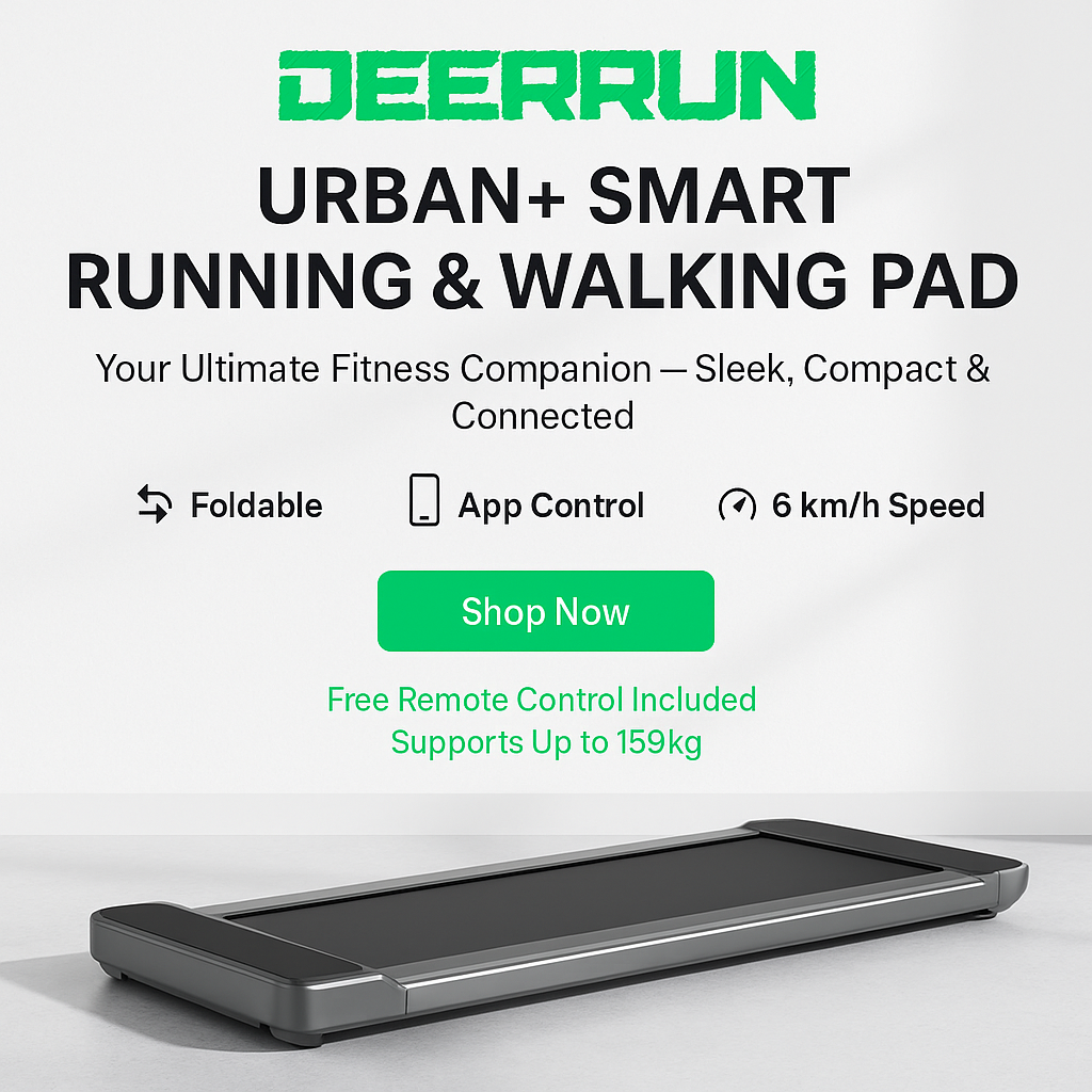 StealthStride Walking Pad: Ultra-Quiet Under-Desk Treadmill for Home & Office Workouts | Compact & Foldable